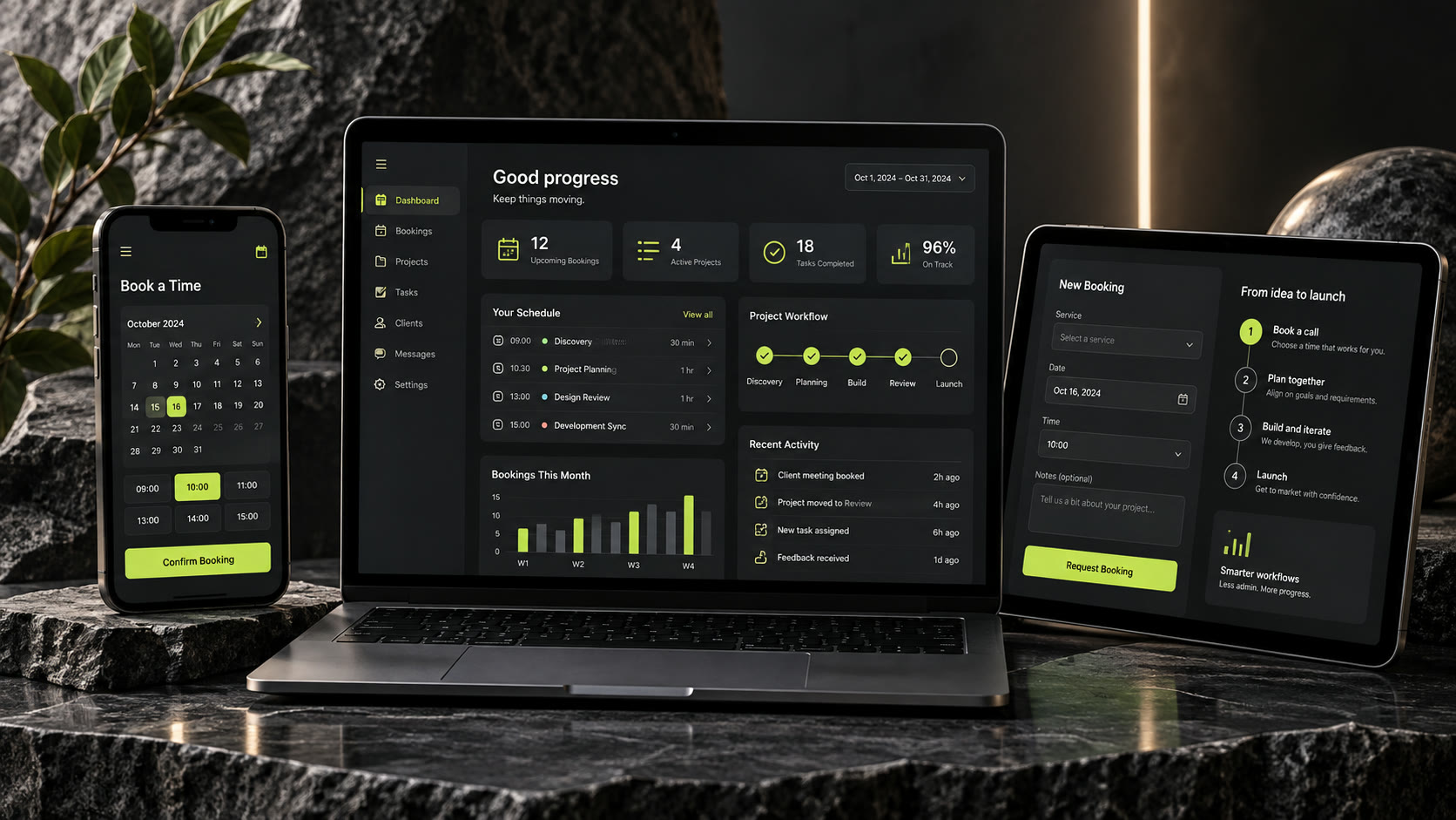Web app concept